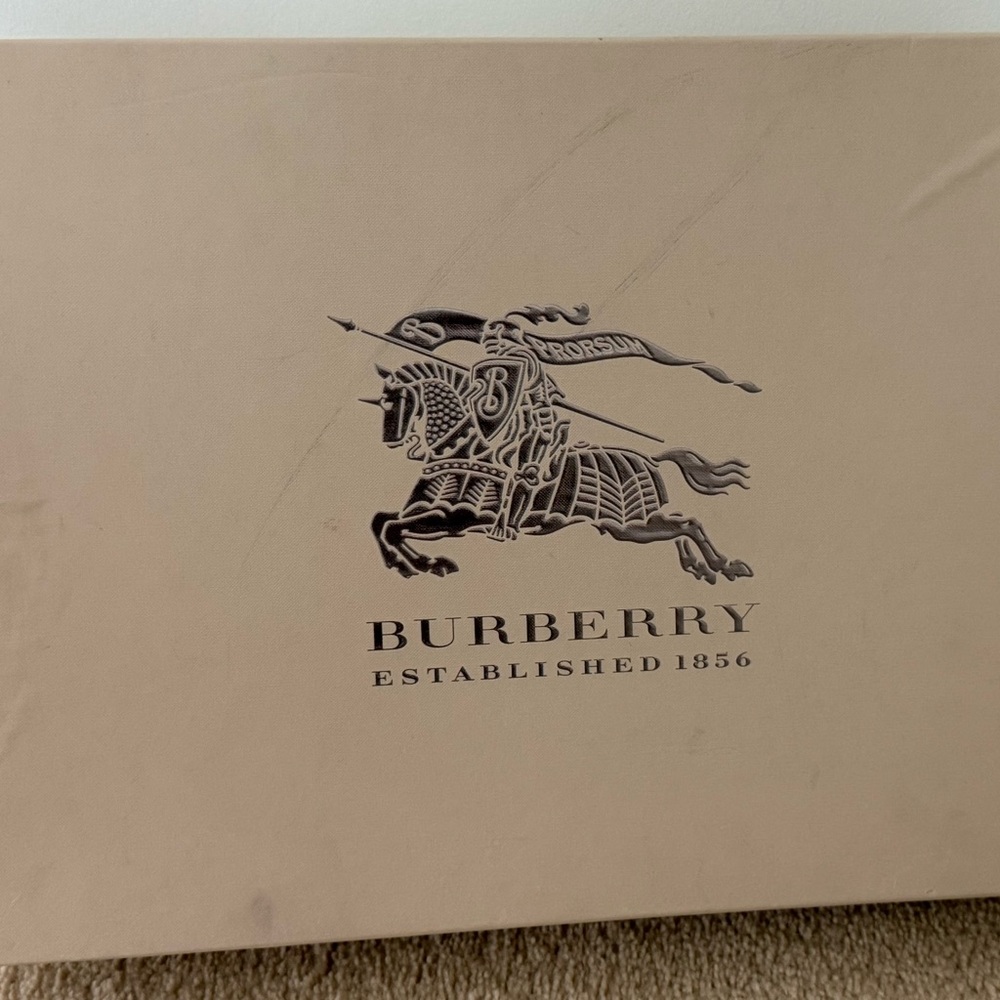 Burberry Black Rain Boots with Box - Picture 2 of 14